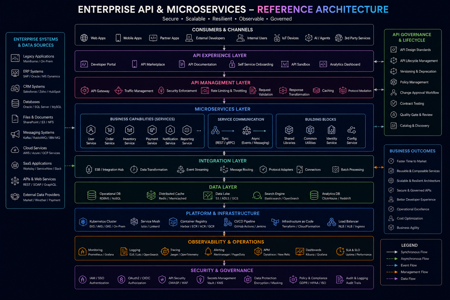 Enterprise API and Microservices Reference Architecture Blueprint